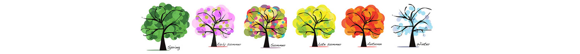 seasonal tree graphic